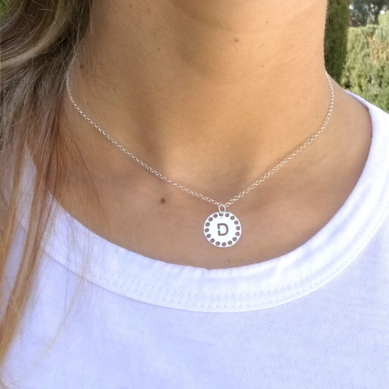 Colgante inicial oro 2