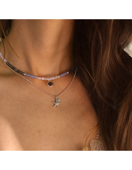 Colgante Estrella plata Marina Colgante Estrella plata Marina