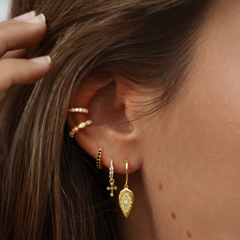 Pendientes aro oro 2