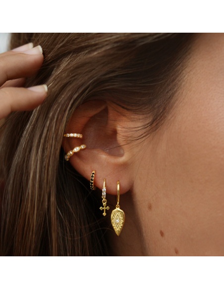 Pendientes aro oro