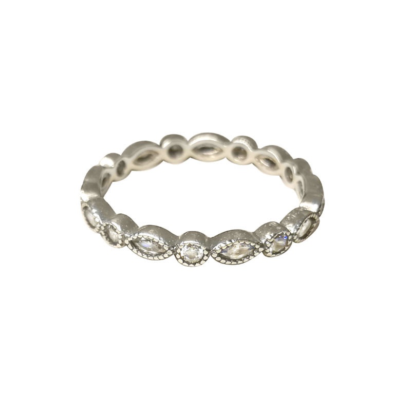 Anillo plata circonitas