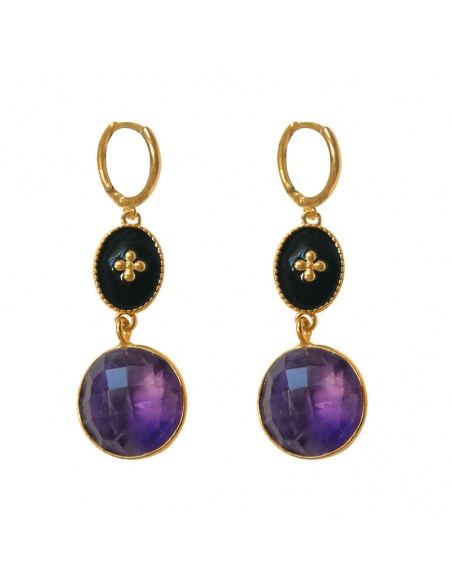 Pendientes amatista