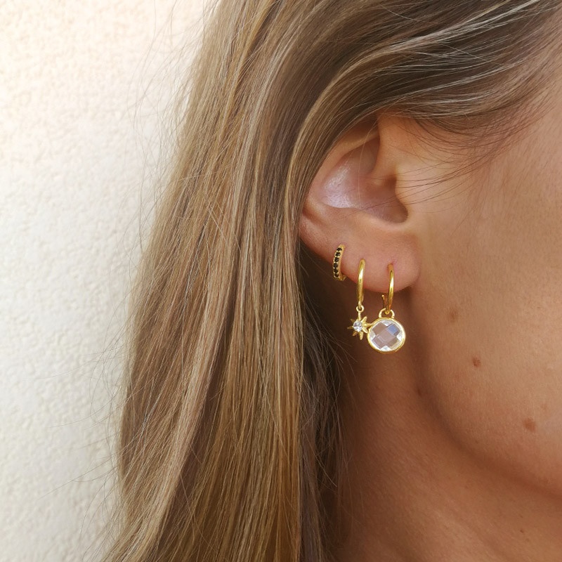 Pendientes aro oro 2