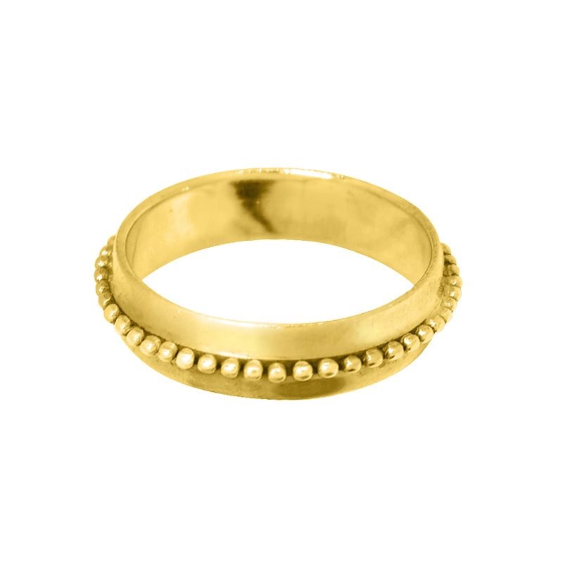 Anillo oro puntos