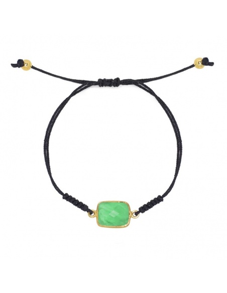 Pulsera crisoprasa oro Pulsera crisoprasa oro