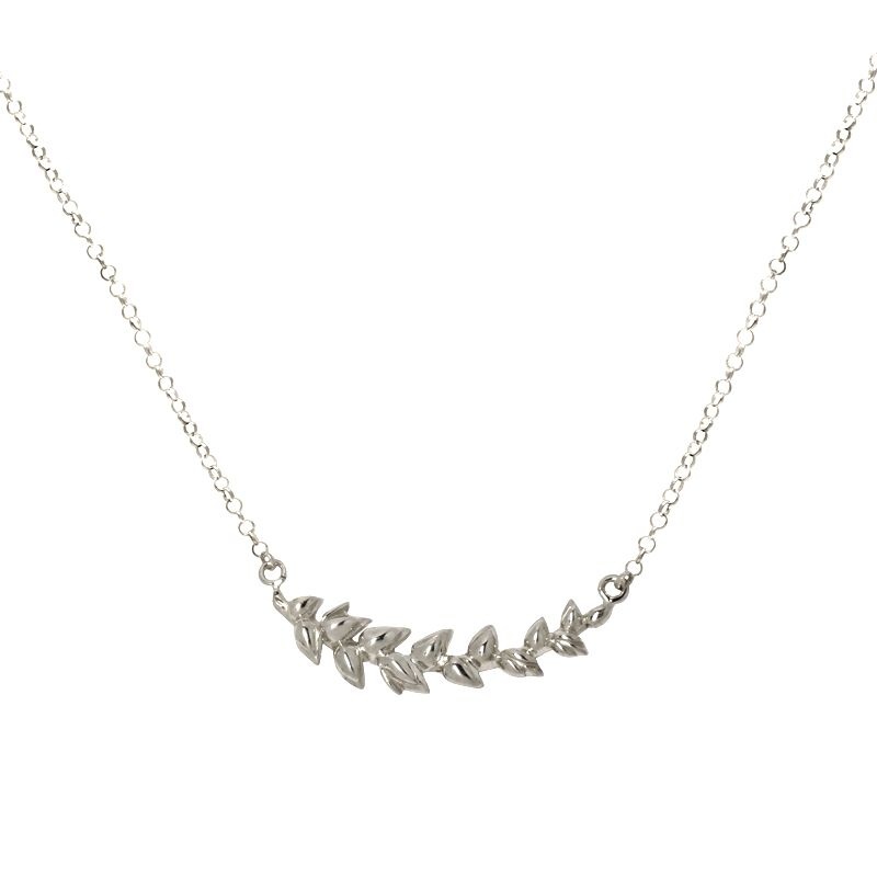Collar espiga plata