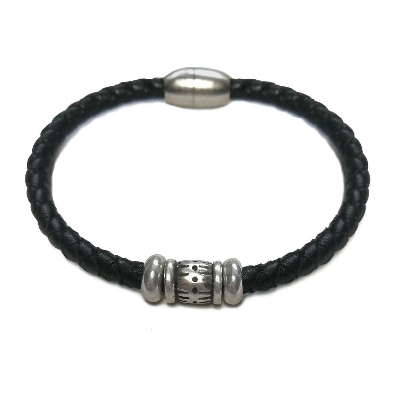 Pulsera cuero hombre