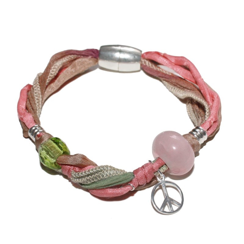 Pulsera artesanal Love your life - Bisuka Pulsera artesanal Love your life - Bisuka