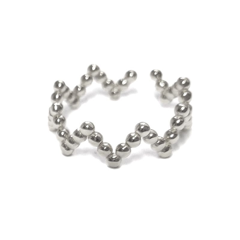 Anillo zigzag plata