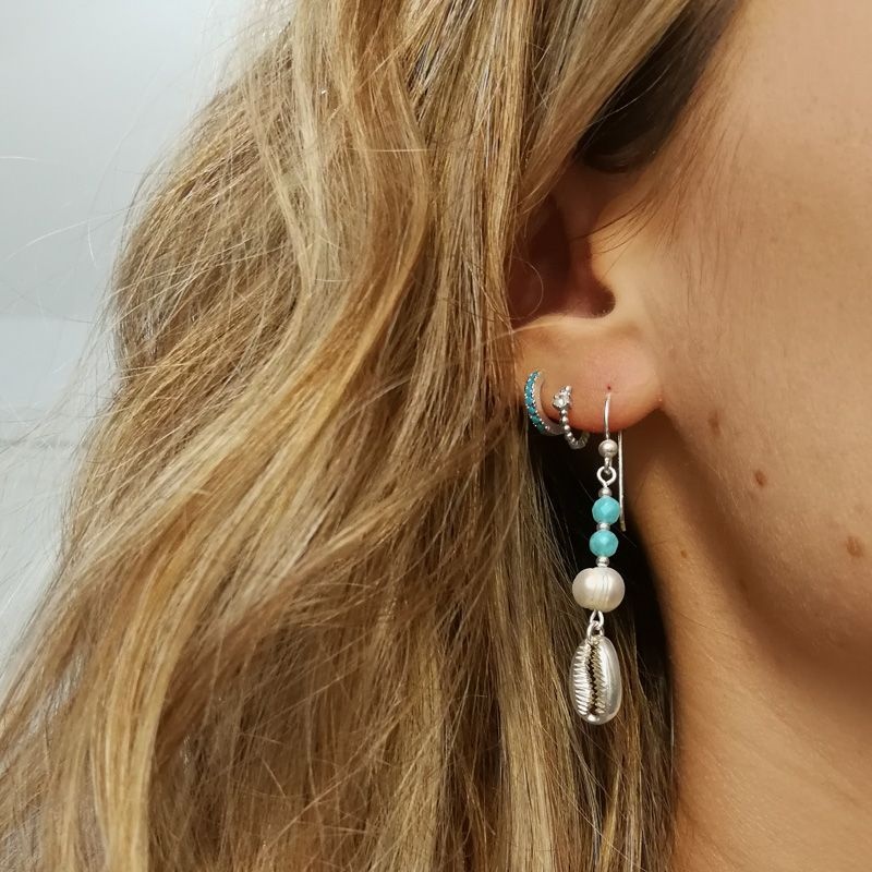 pendientes plata conchas creu 2