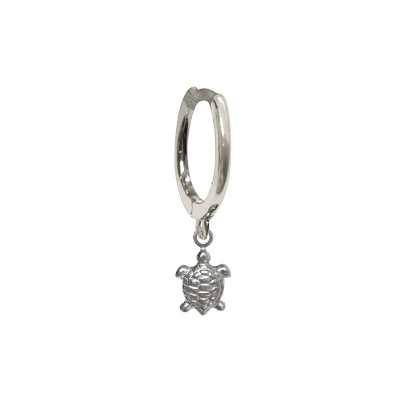 Pendientes plata tortuga