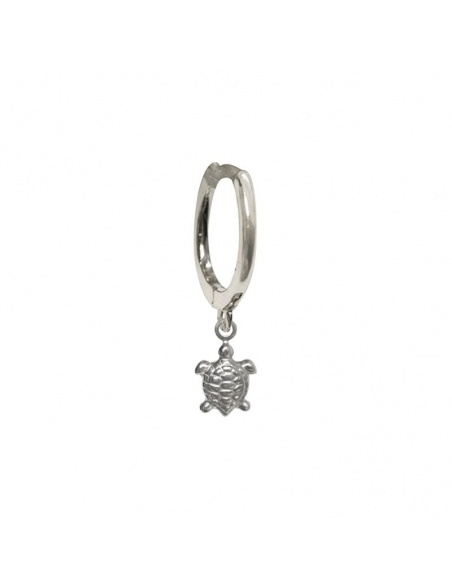 Pendientes plata tortuga