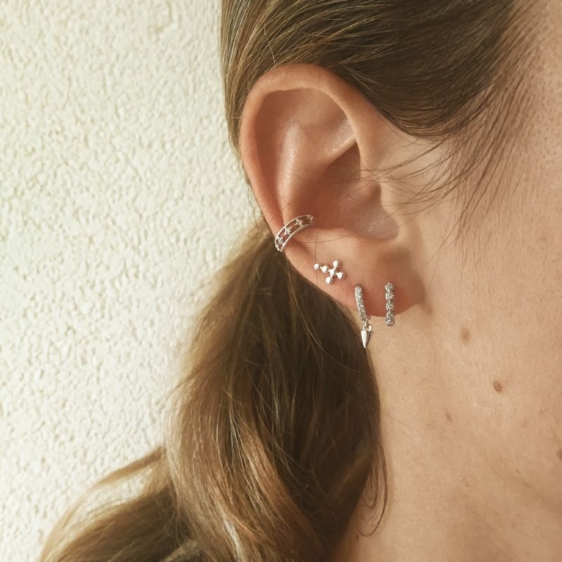 ear cuff flores circonitas 2