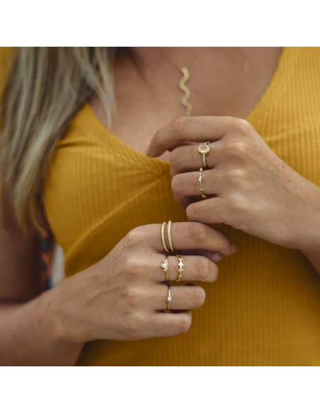 anillo circonitas oro colores