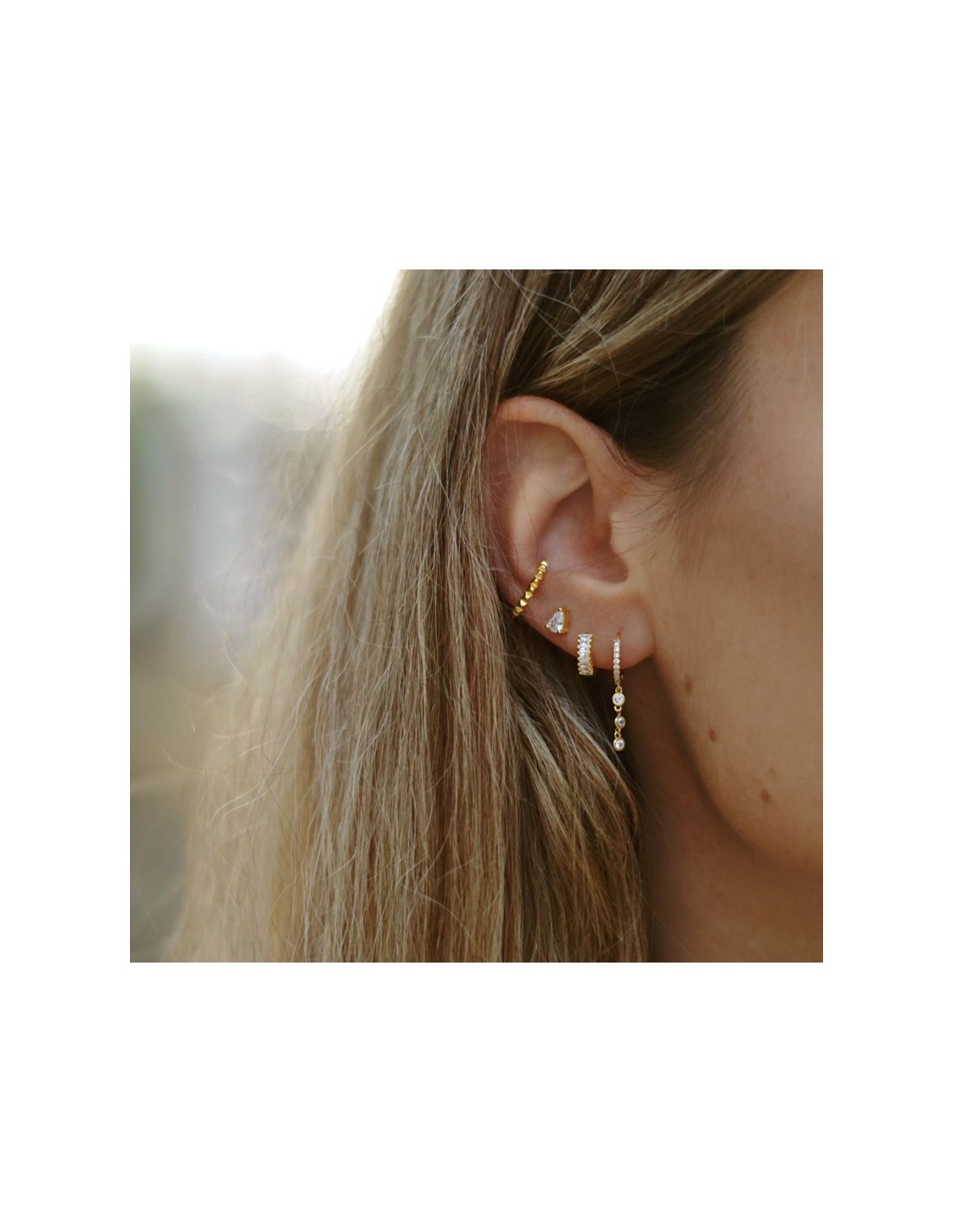 pendientes aros circonitas pendientes aros circonitas