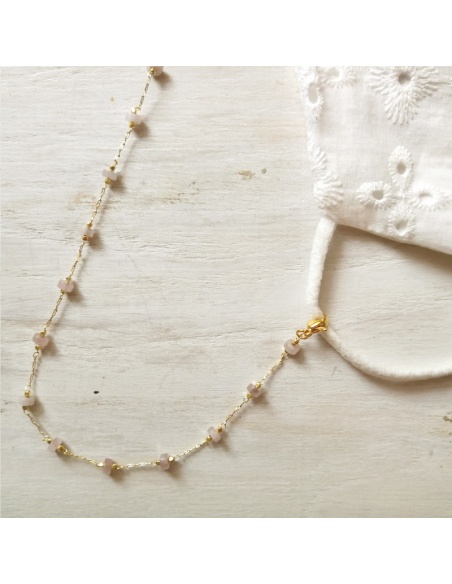 cuelga mascarilla piedras naturales