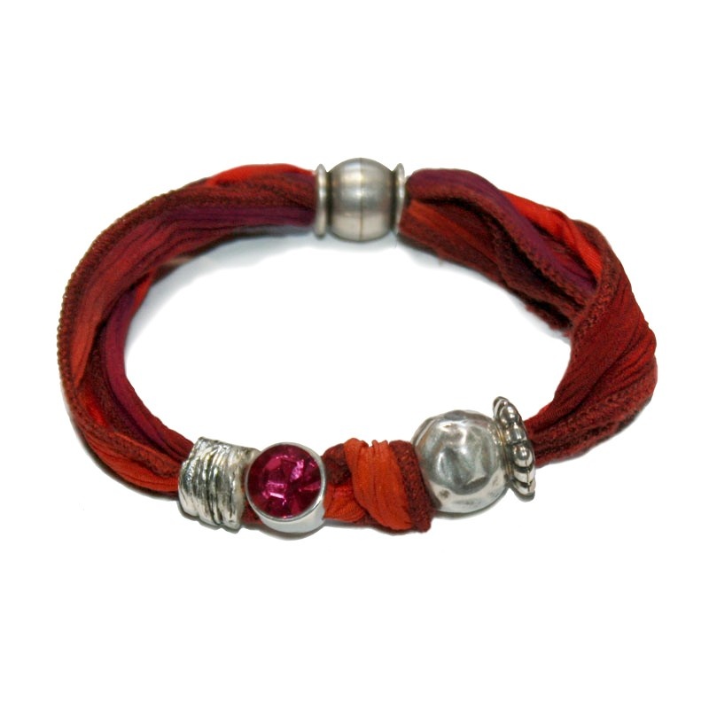 Pulsera Seda Zinnia - Bisuka