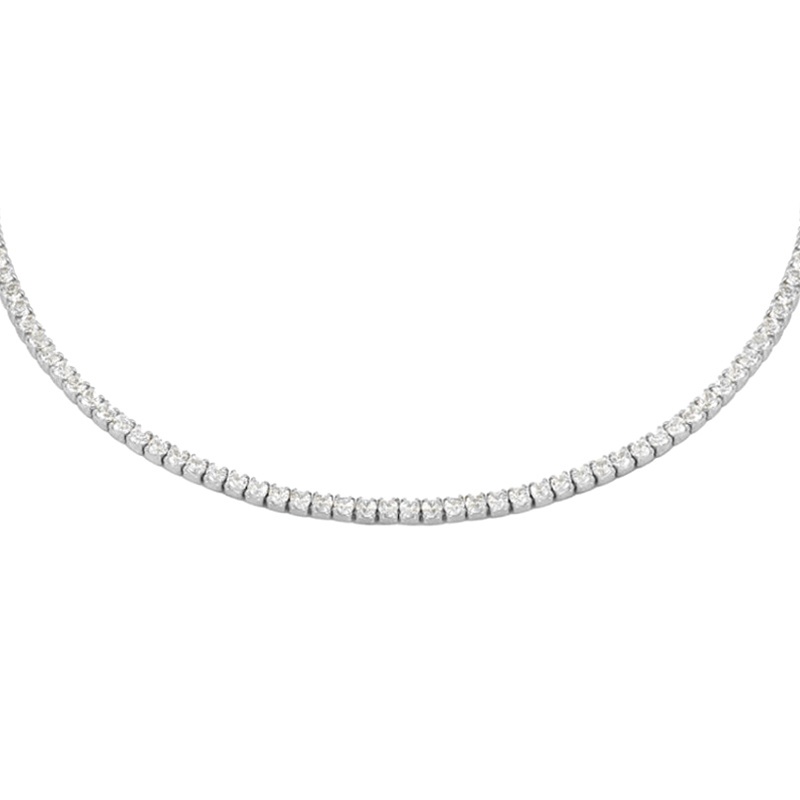 choker circonitas plata