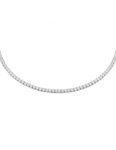 choker circonitas plata