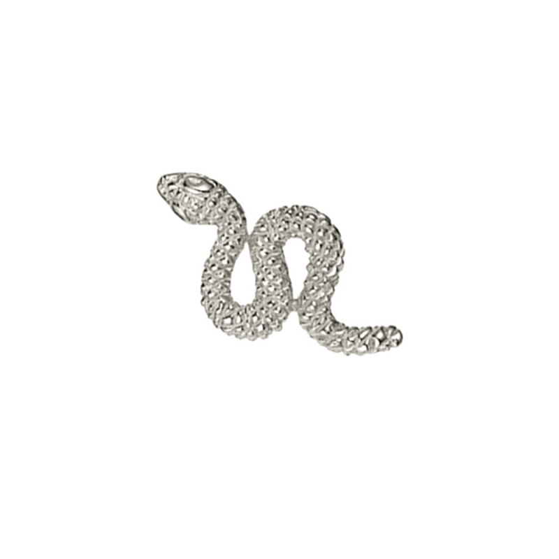 pendiente plata trepador serpiente pendiente plata trepador serpiente