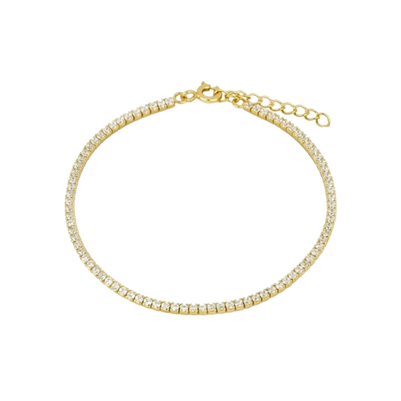 pulsera circonitas oro