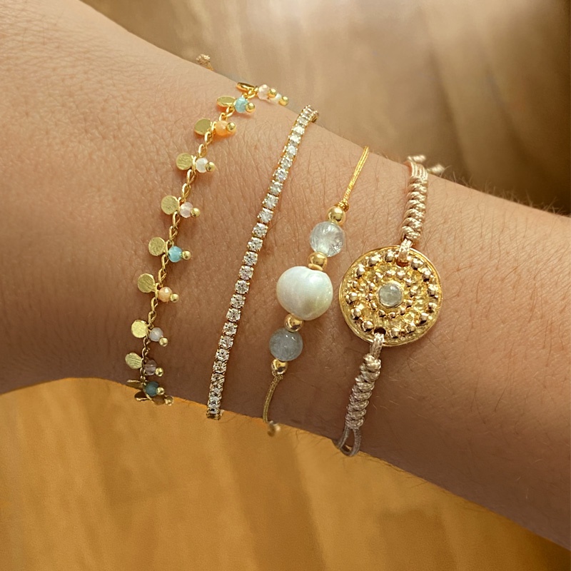 pulsera circonitas oro 2