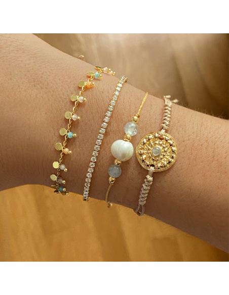 pulseras mujer oro