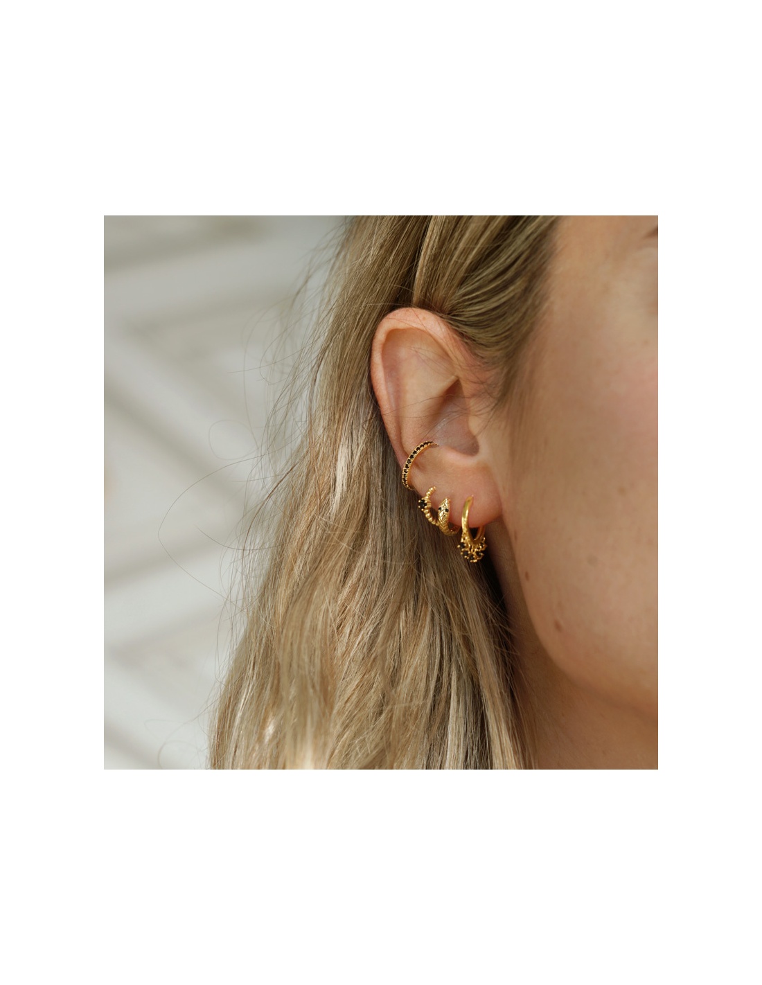 Pendiente Gia Black Pendiente Gia Black