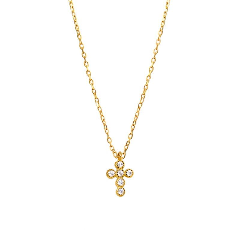 Collar Mini Cruz oro