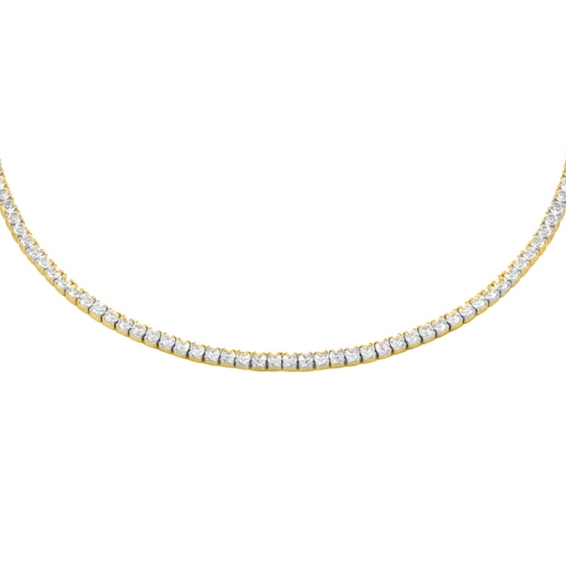 choker circonitas oro