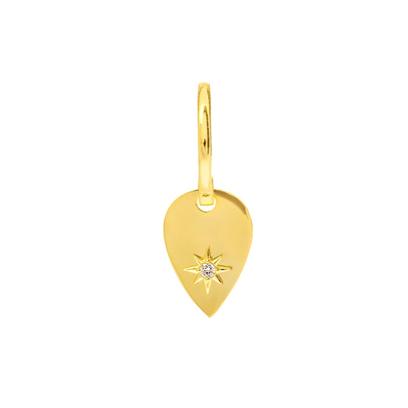 pendientes estrella dorados