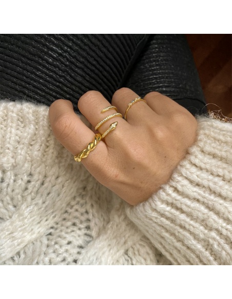 anillo serpiente dorado anillo serpiente dorado