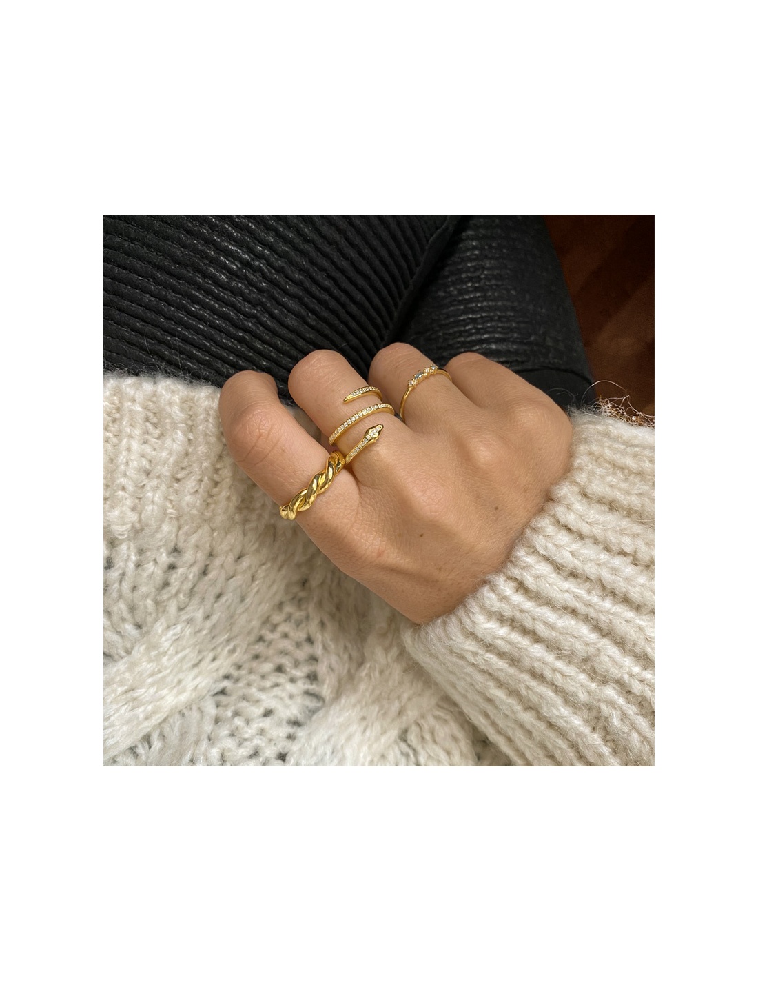 anillo serpiente dorado anillo serpiente dorado