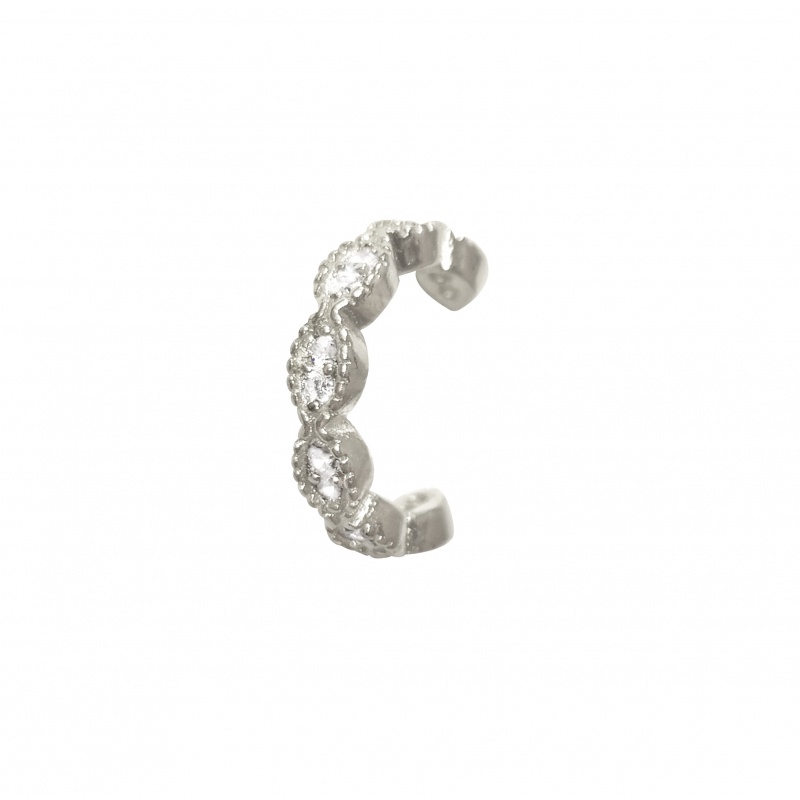 earcuff plata circonitas earcuff plata circonitas