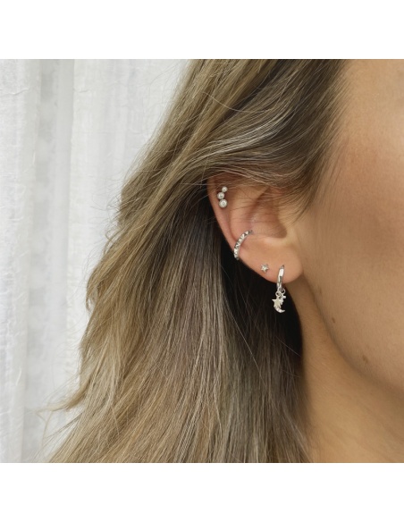 earcuff aro plata