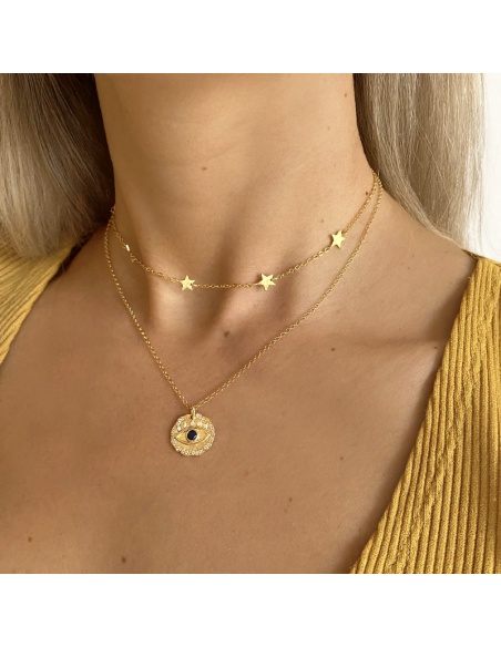 gargantilla estrellas dorado gargantilla estrellas dorado