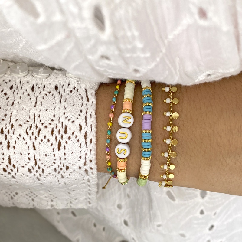 Pulsera palabra sun verano Pulsera palabra sun verano