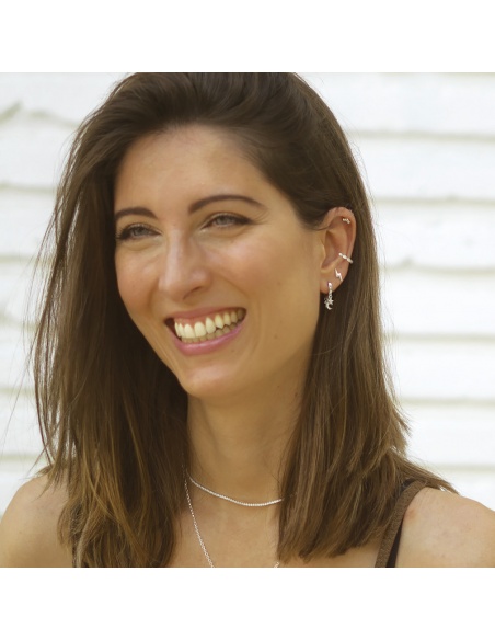pendiente earcuff plata pendiente earcuff plata
