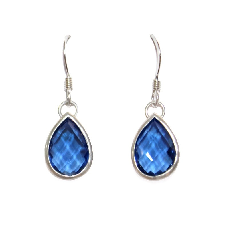 Pendientes de plata Dos gotas de agua