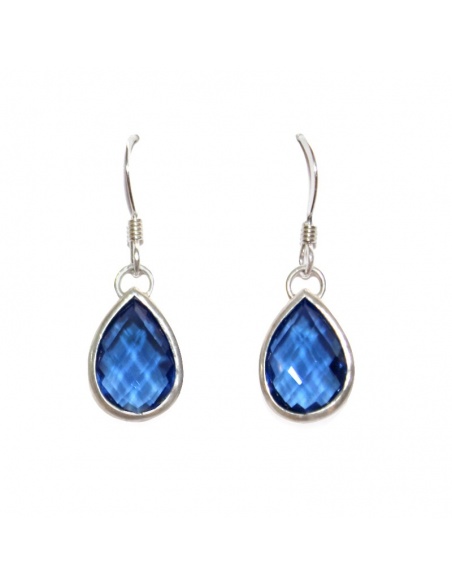 Pendientes de plata Dos gotas de agua