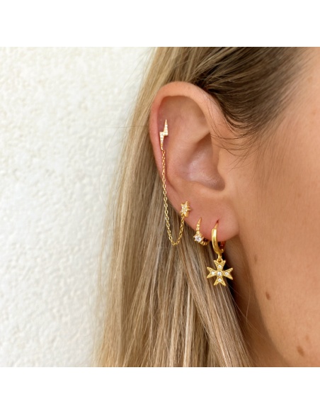 pendientes cruz dorados pendientes cruz dorados