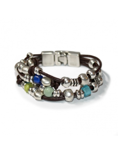 Pulsera de cuero Isla