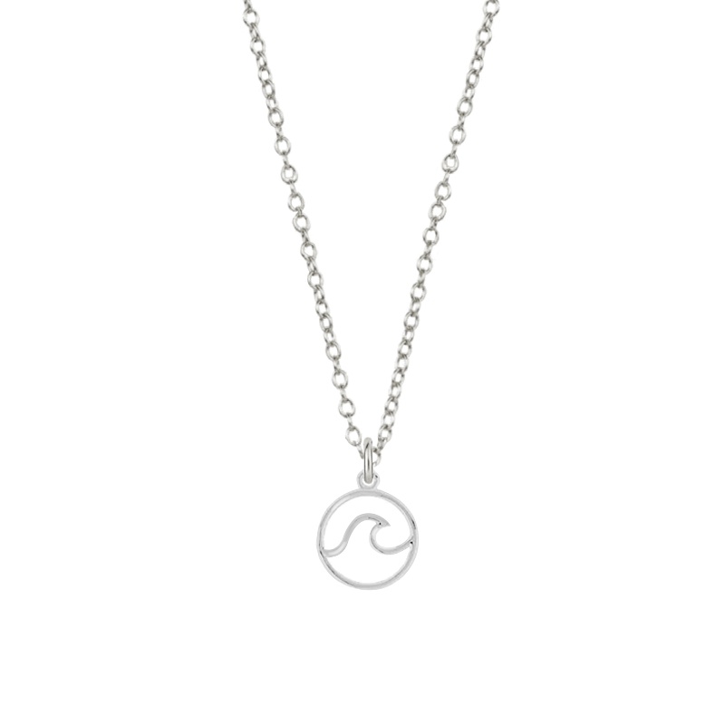 collar colgante ola plata collar colgante ola plata