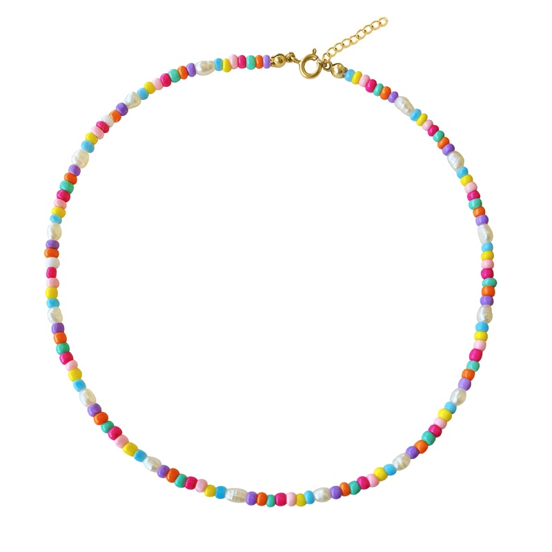 choker abalorios colores choker abalorios colores