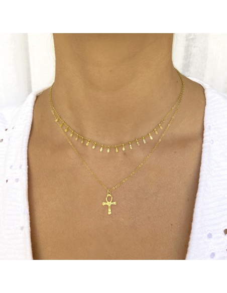 collar colgantitos acero