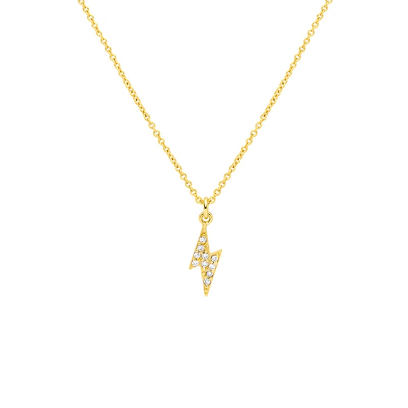 collar mini rayo oro