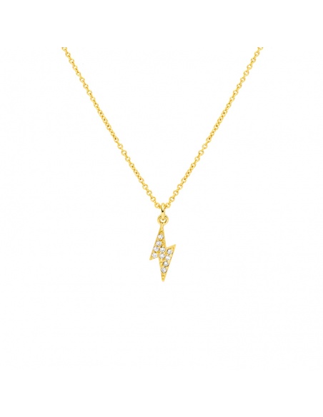 collar mini rayo oro