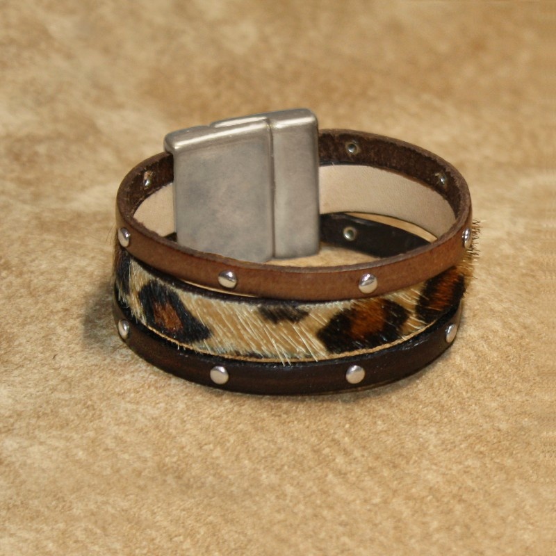 Pulsera cuero Sahara