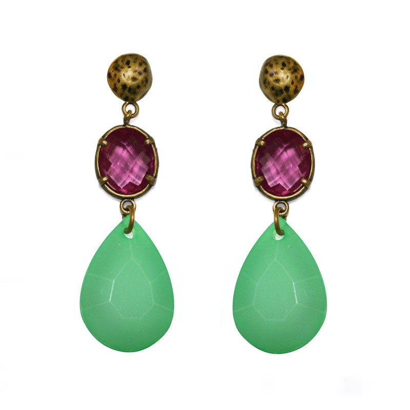 Pendientes Orquídea