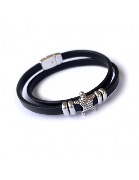 Pulsera cuero zamak